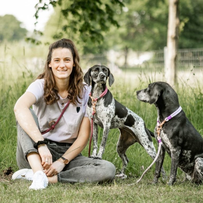 Marina Gabe mit Heidi und Petra